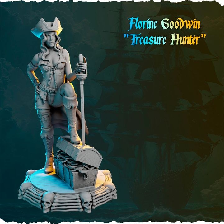 Florine Goodwin resin figure