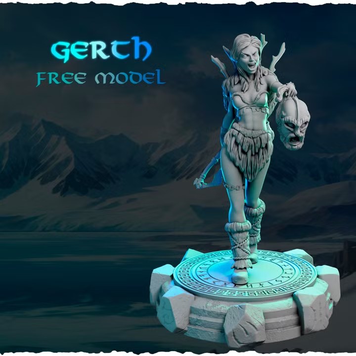 Gerth resin figure