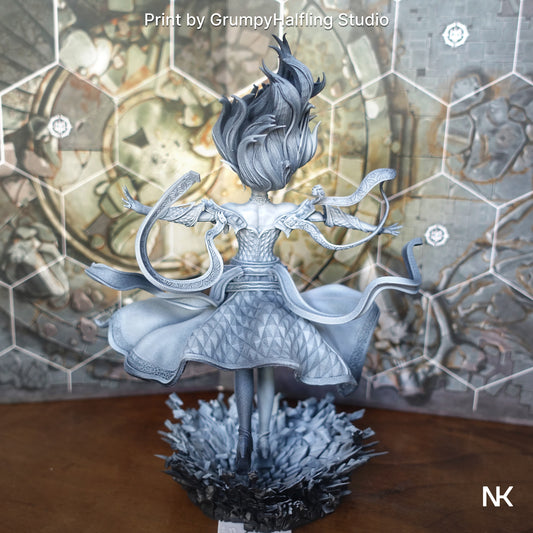 Lyndra the Archmage | 32mm–140mm | 3D Printed Figure | Art Piece | Nerikson | Nerdy Creations
