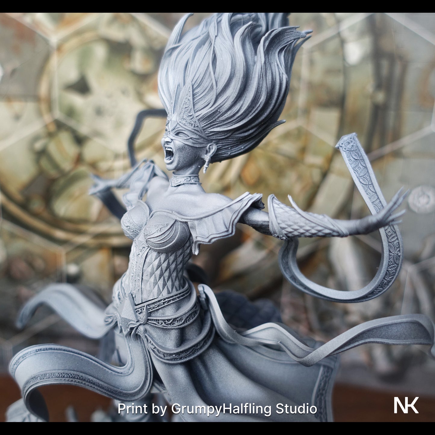 Lyndra the Archmage | 32mm–140mm | 3D Printed Figure | Art Piece | Nerikson | Nerdy Creations
