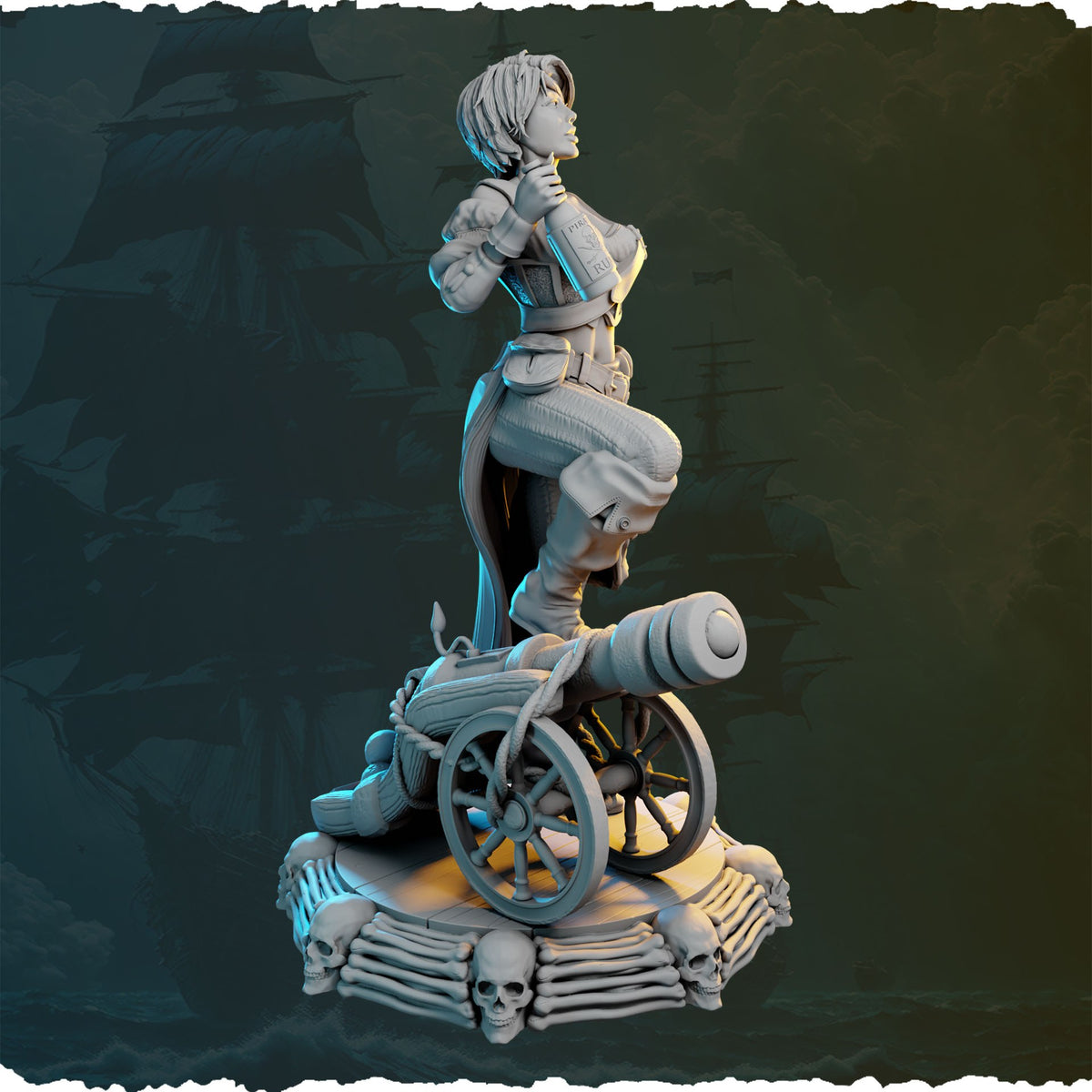 Hessie Reeve resin figure