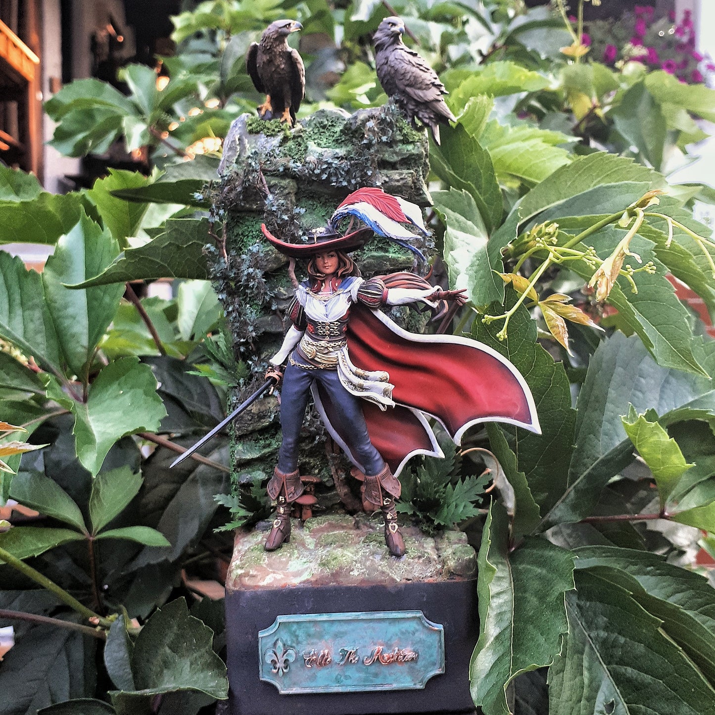 Elle the Musketeer | 32mm–140mm | 3D Printed Figure | Art Piece | Nerikson | Nerdy Creations