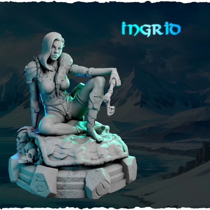 Ingrid resin figure