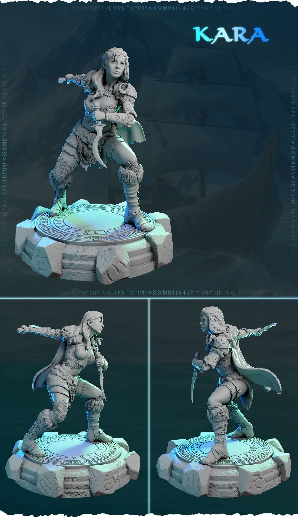 Kara resin figure