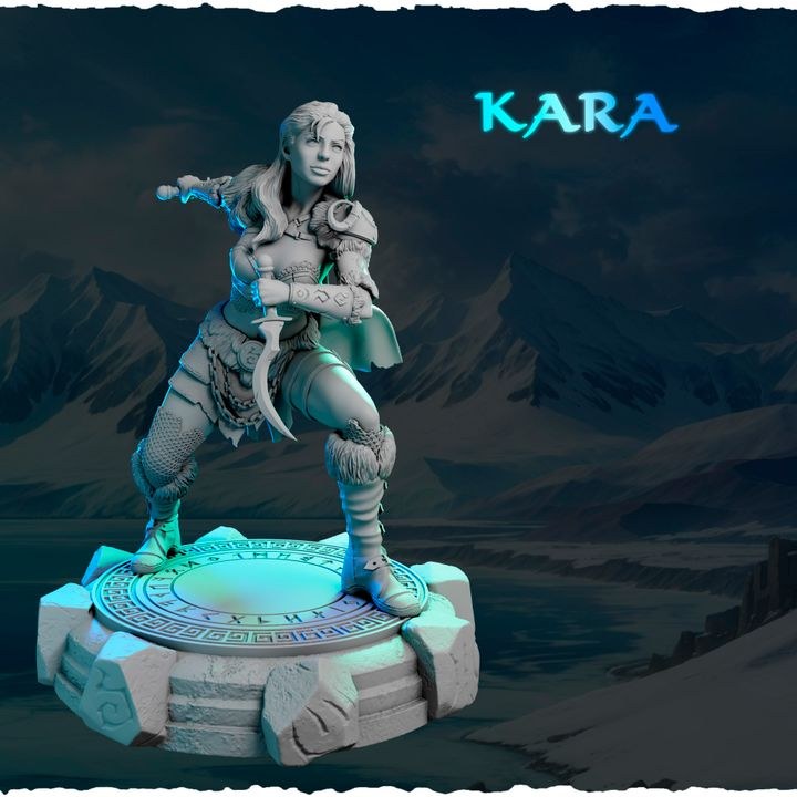 Kara resin figure