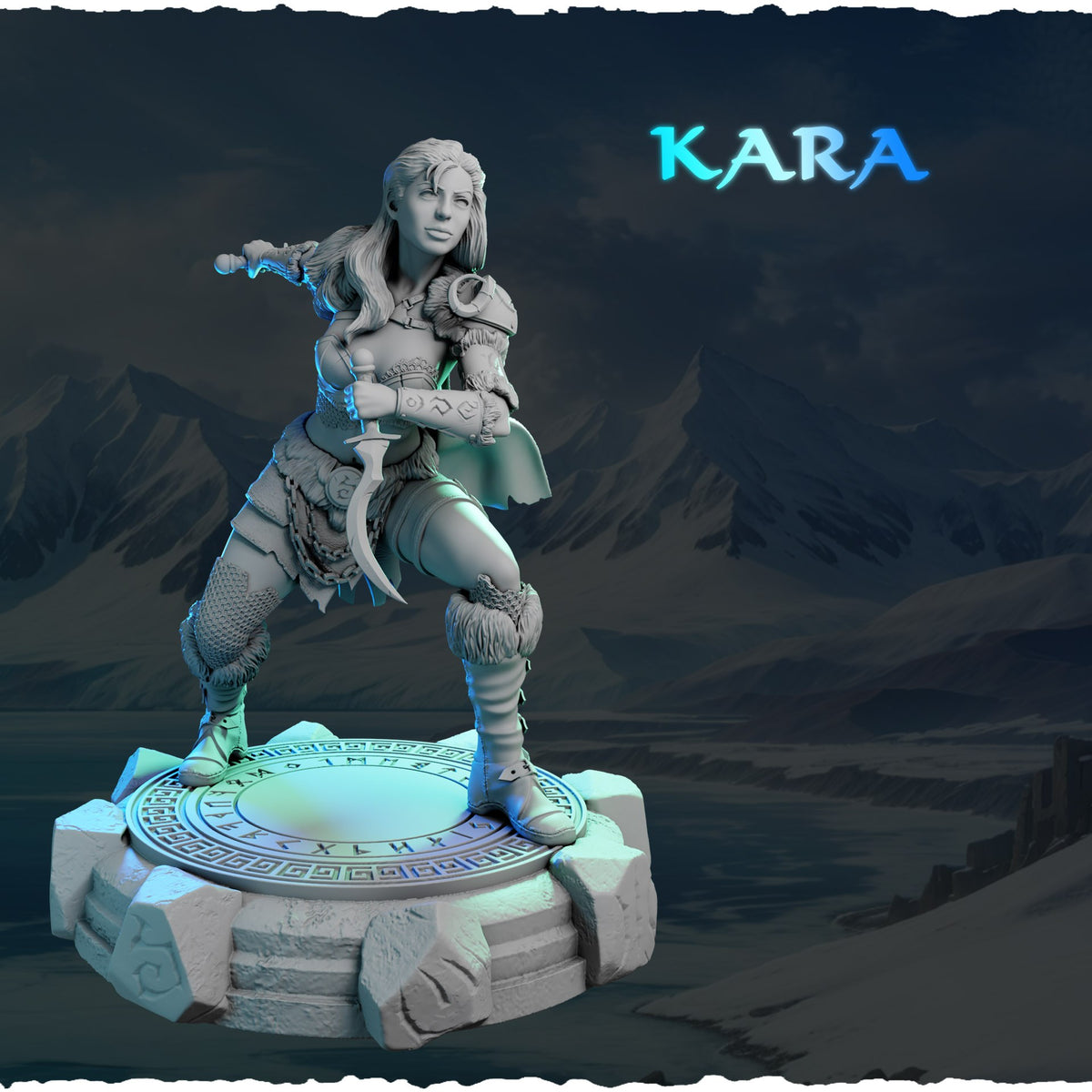 Kara resin figure