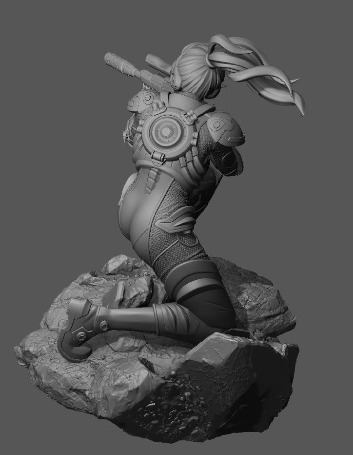 Sarah Kerrigan (Ghost) resin figure