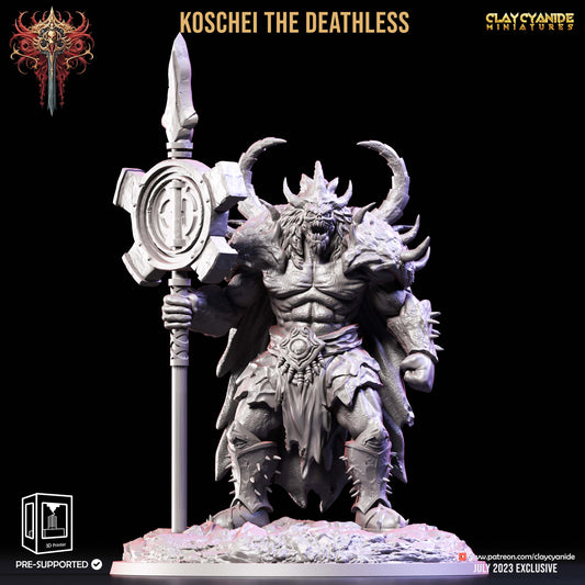 Koschei the Deathless - Clay Cyanide Miniatures resin figure