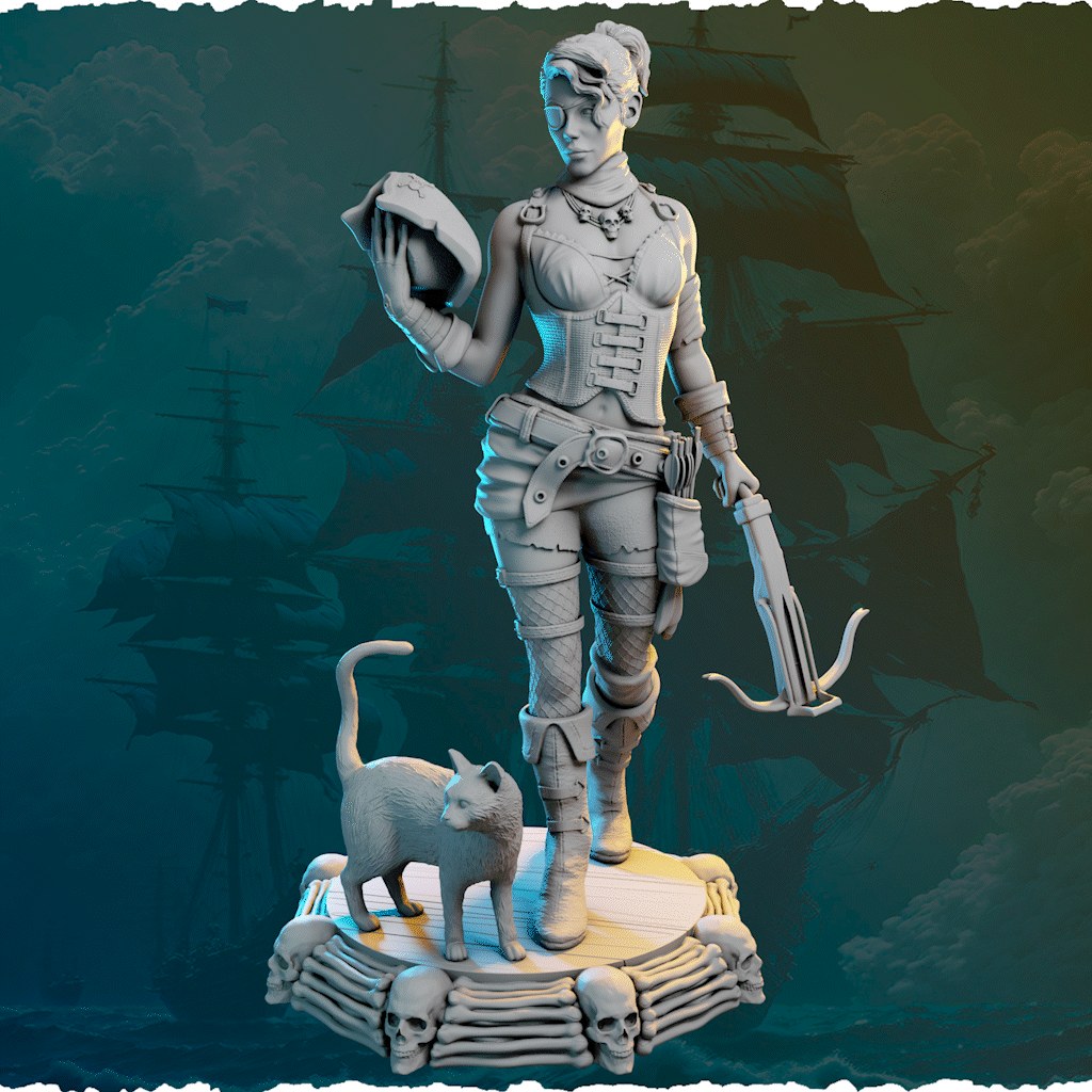 Lovina Kimberley resin figure