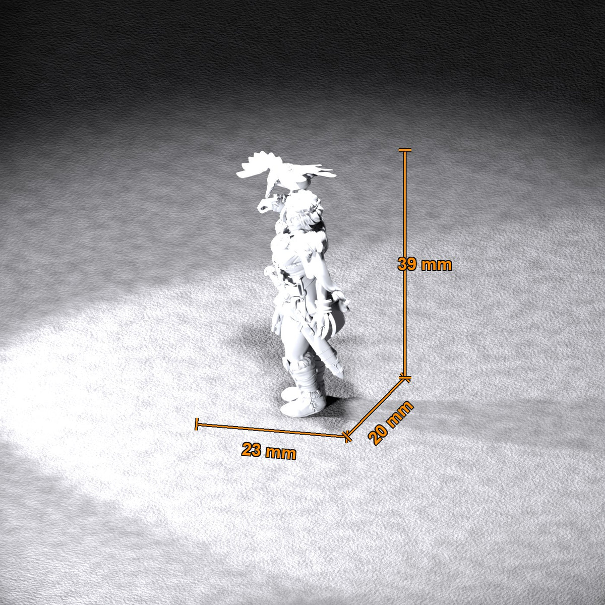 Raven Warrior resin figure