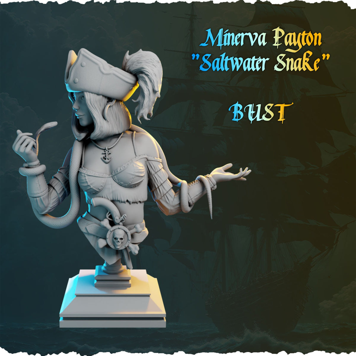 Minerva Payton resin figure