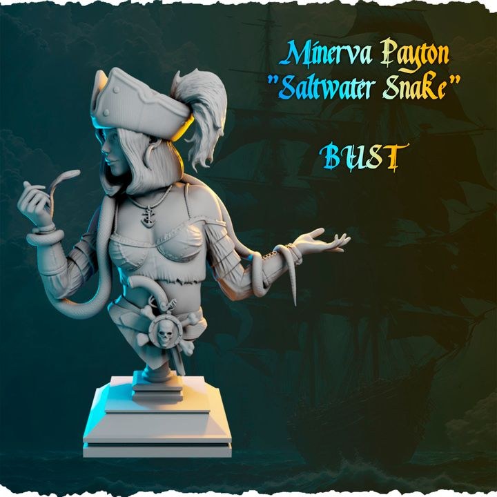 Minerva Payton resin figure