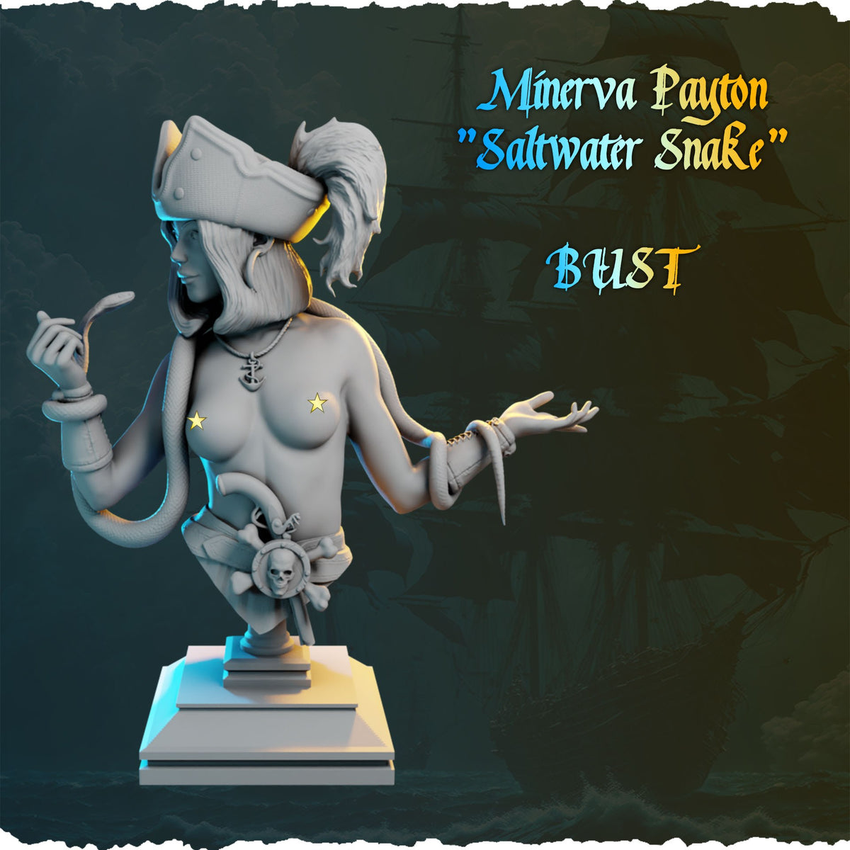 Minerva Payton resin figure