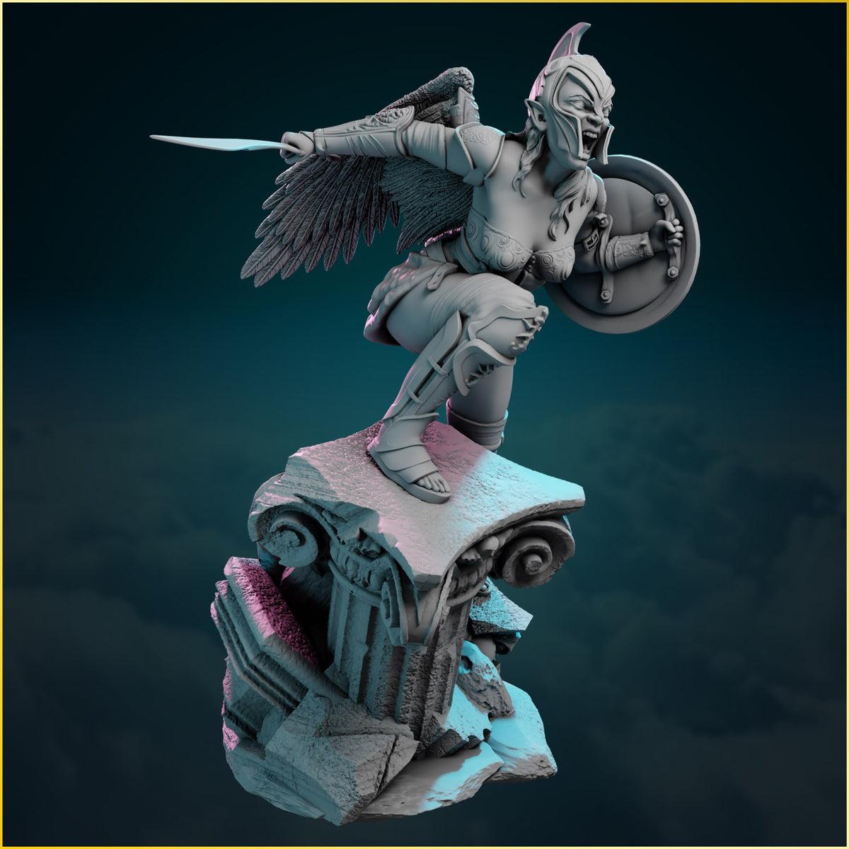 Nazgta resin figure