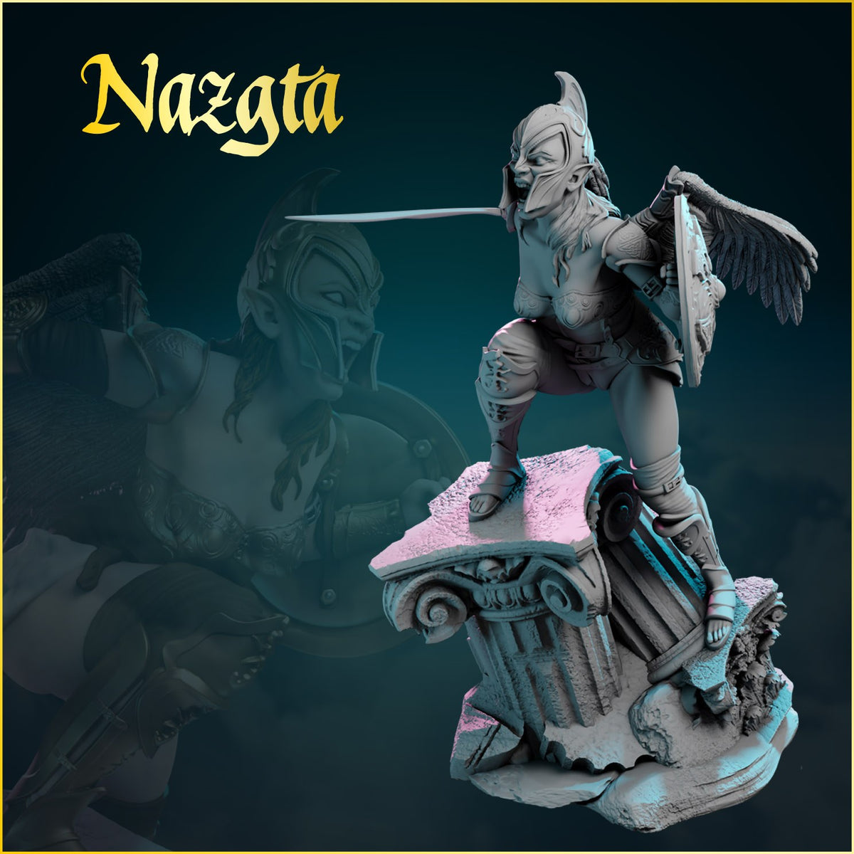 Nazgta resin figure
