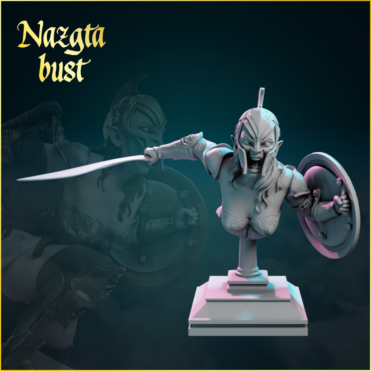 Nazgta resin figure