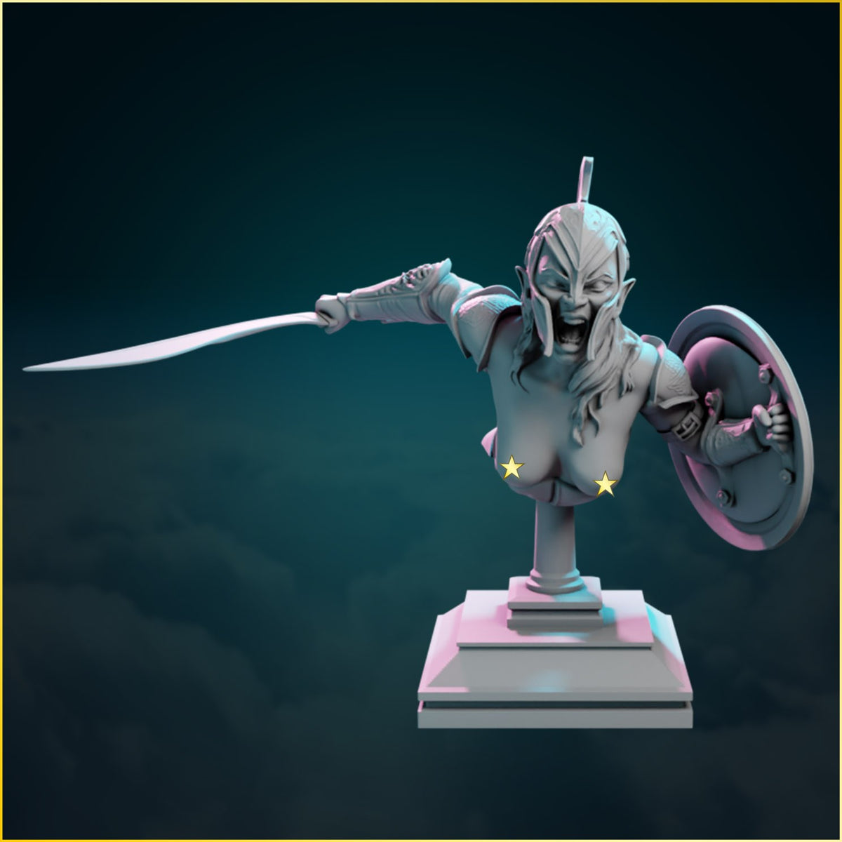 Nazgta resin figure