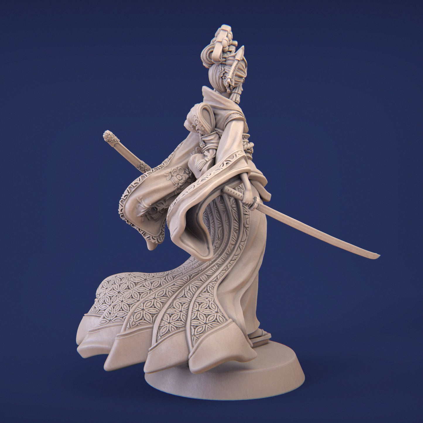 Oyumi the Empress | 32mm–140mm | 3D Printed Figure | Art Piece | Nerikson | Nerdy Creations