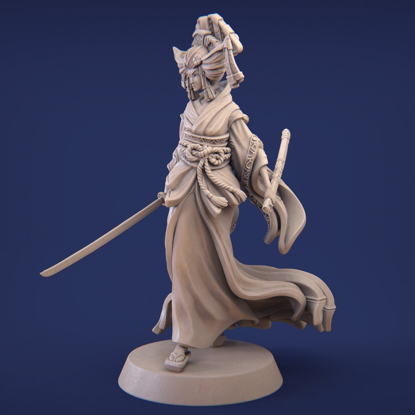 Oyumi the Empress | 32mm–140mm | 3D Printed Figure | Art Piece | Nerikson | Nerdy Creations