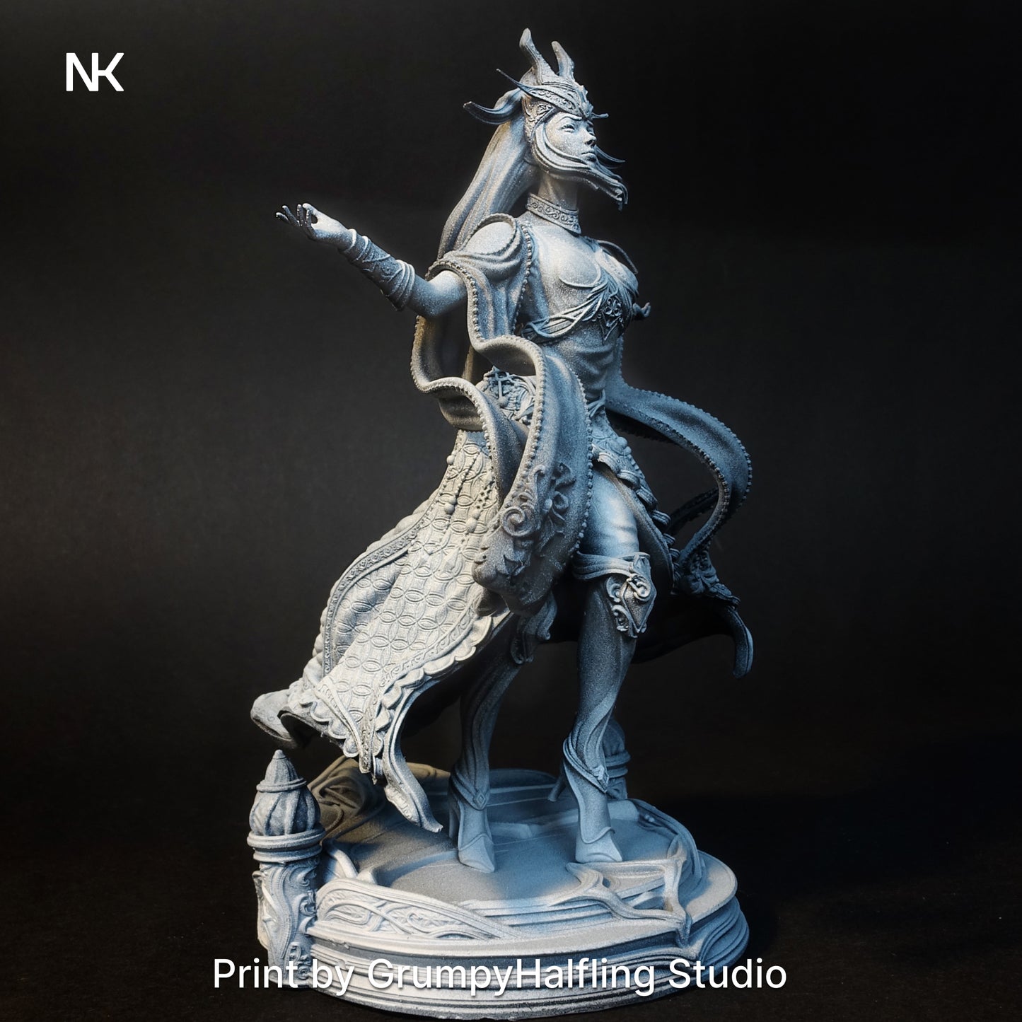 Sophia the Priestess | 32mm–140mm | 3D Printed Figure | Art Piece | Nerikson | Nerdy Creations