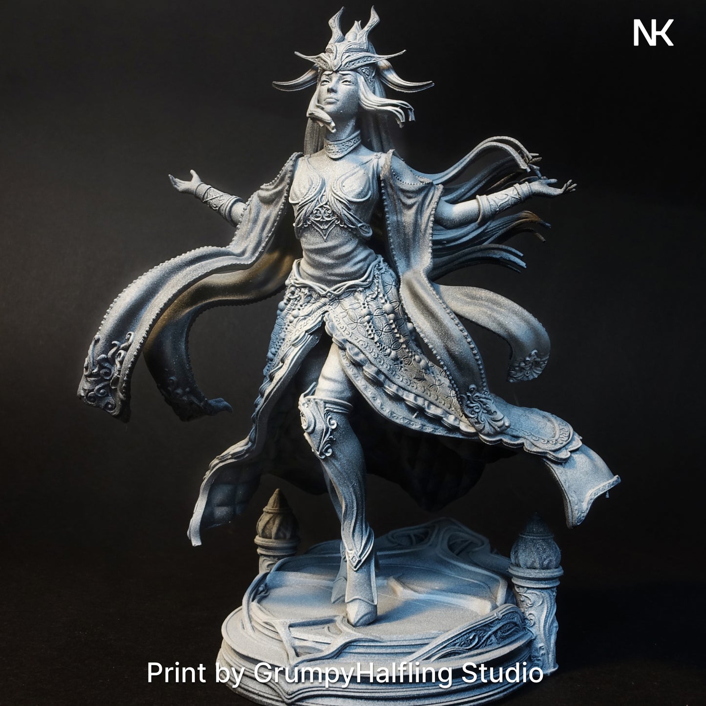 Sophia the Priestess | 32mm–140mm | 3D Printed Figure | Art Piece | Nerikson | Nerdy Creations