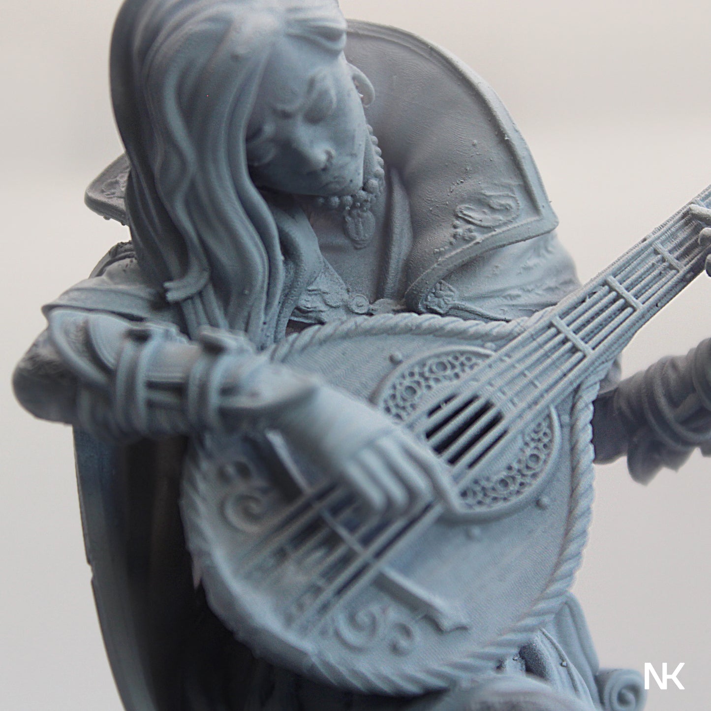 Lisa, the Bard | 32mm–140mm | 3D Printed Figure | Art Piece | Nerikson | Nerdy Creations
