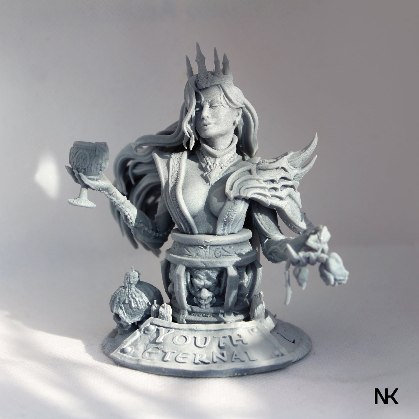 Youth Eternal | 140mm | 3D Printed Bust | Art Piece | Nerikson | Nerdy Creations