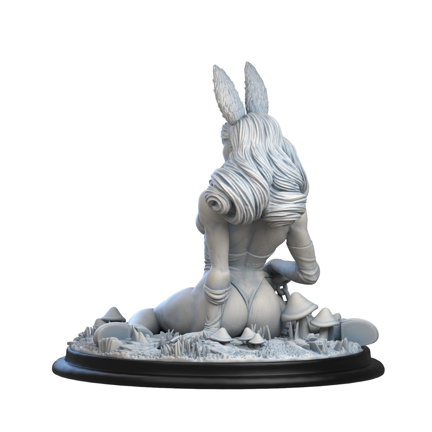 Alice in Creepyland — White Rabbit Pinup | 3D Printed Figure | Art Piece | Siryll | Nerdy Creations
