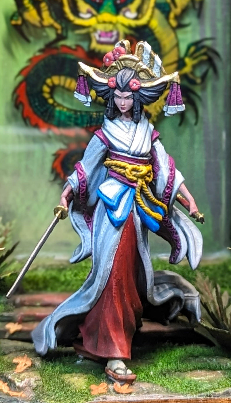 Oyumi the Empress | 32mm–140mm | 3D Printed Figure | Art Piece | Nerikson | Nerdy Creations