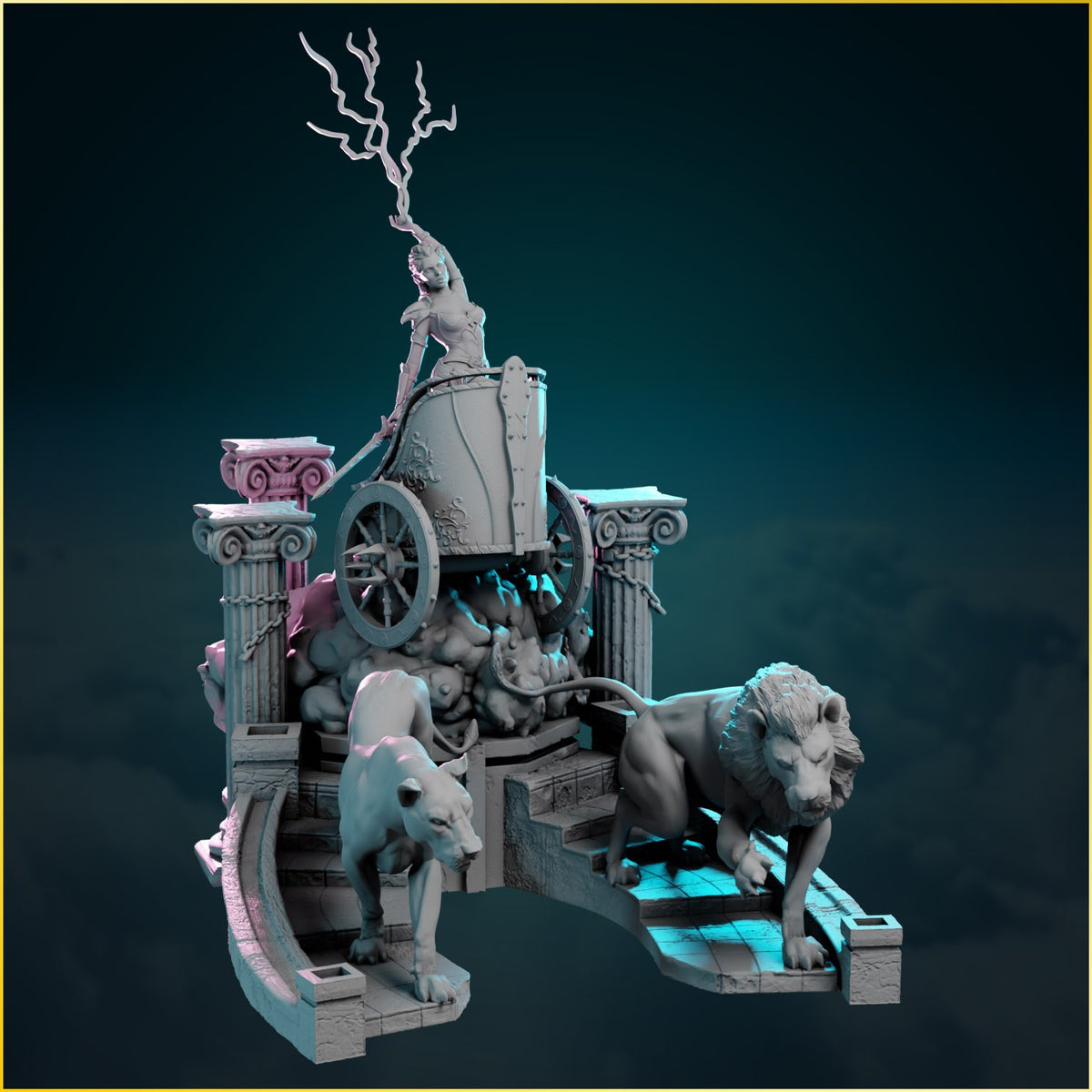 Rasmae resin figure