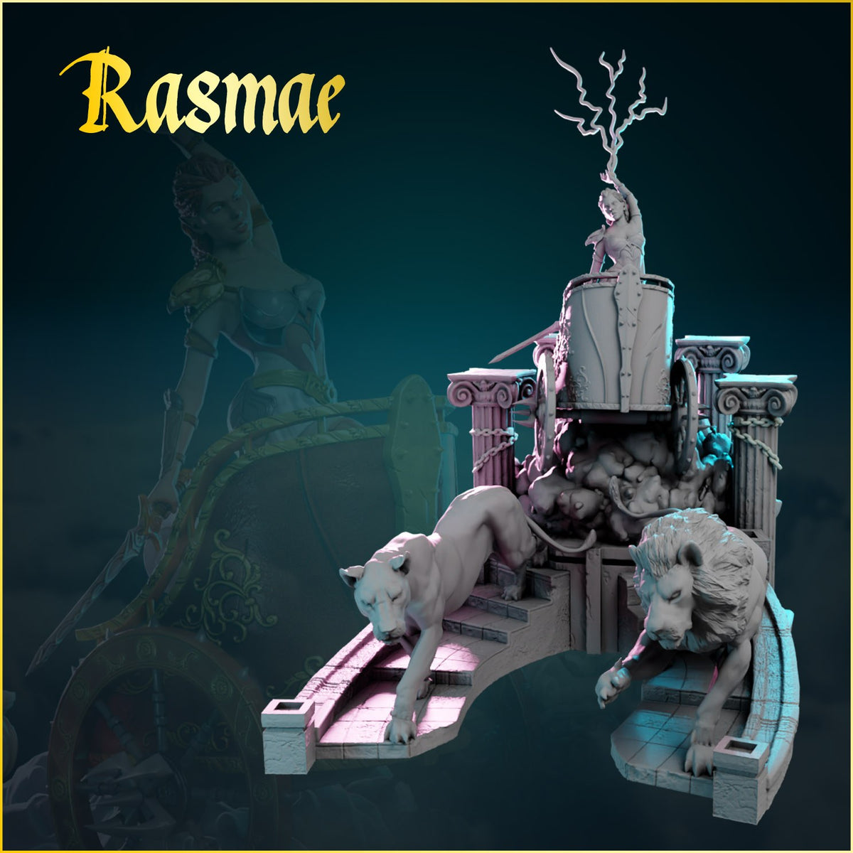 Rasmae resin figure