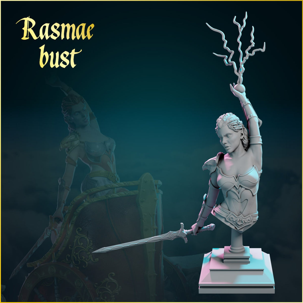 Rasmae resin figure