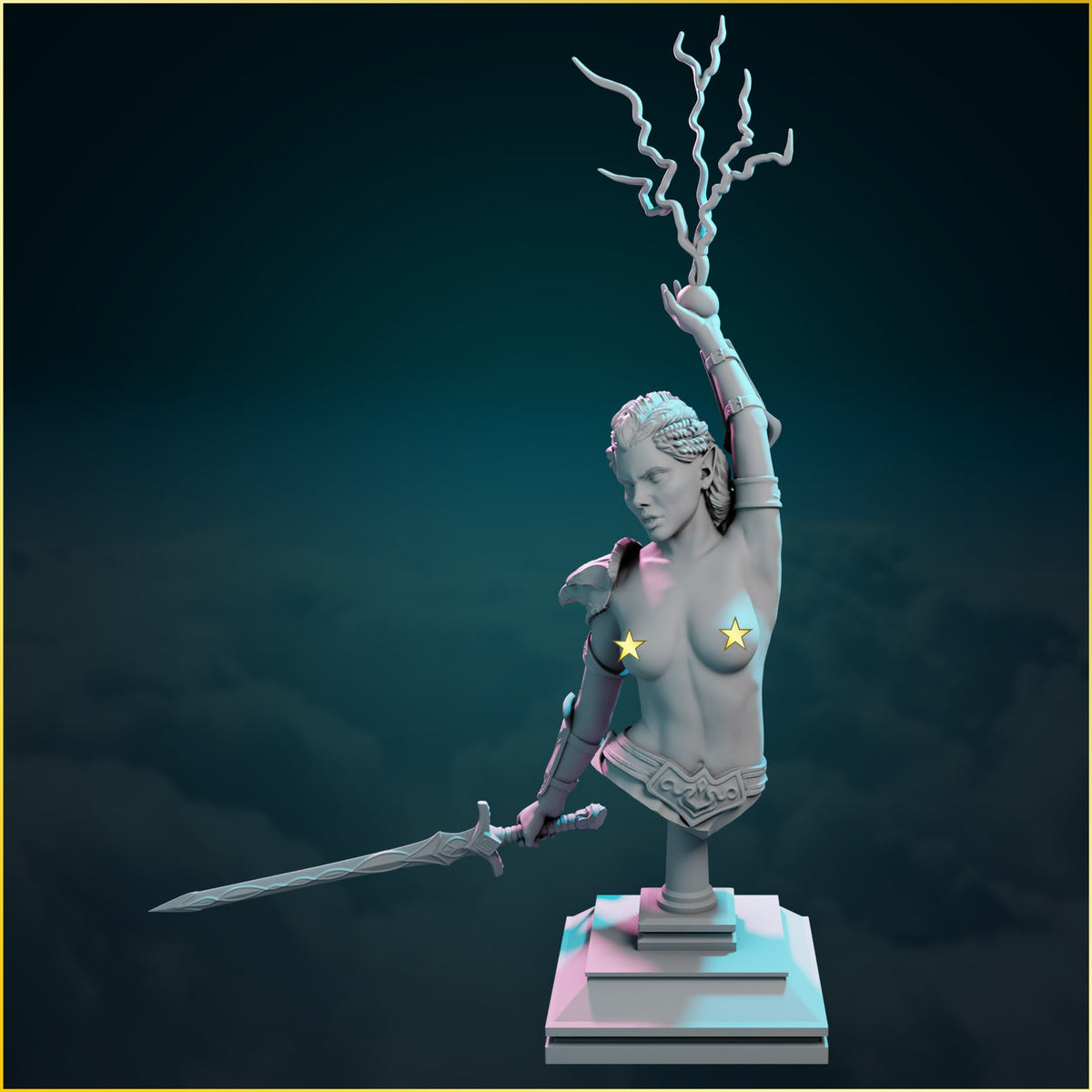 Rasmae resin figure