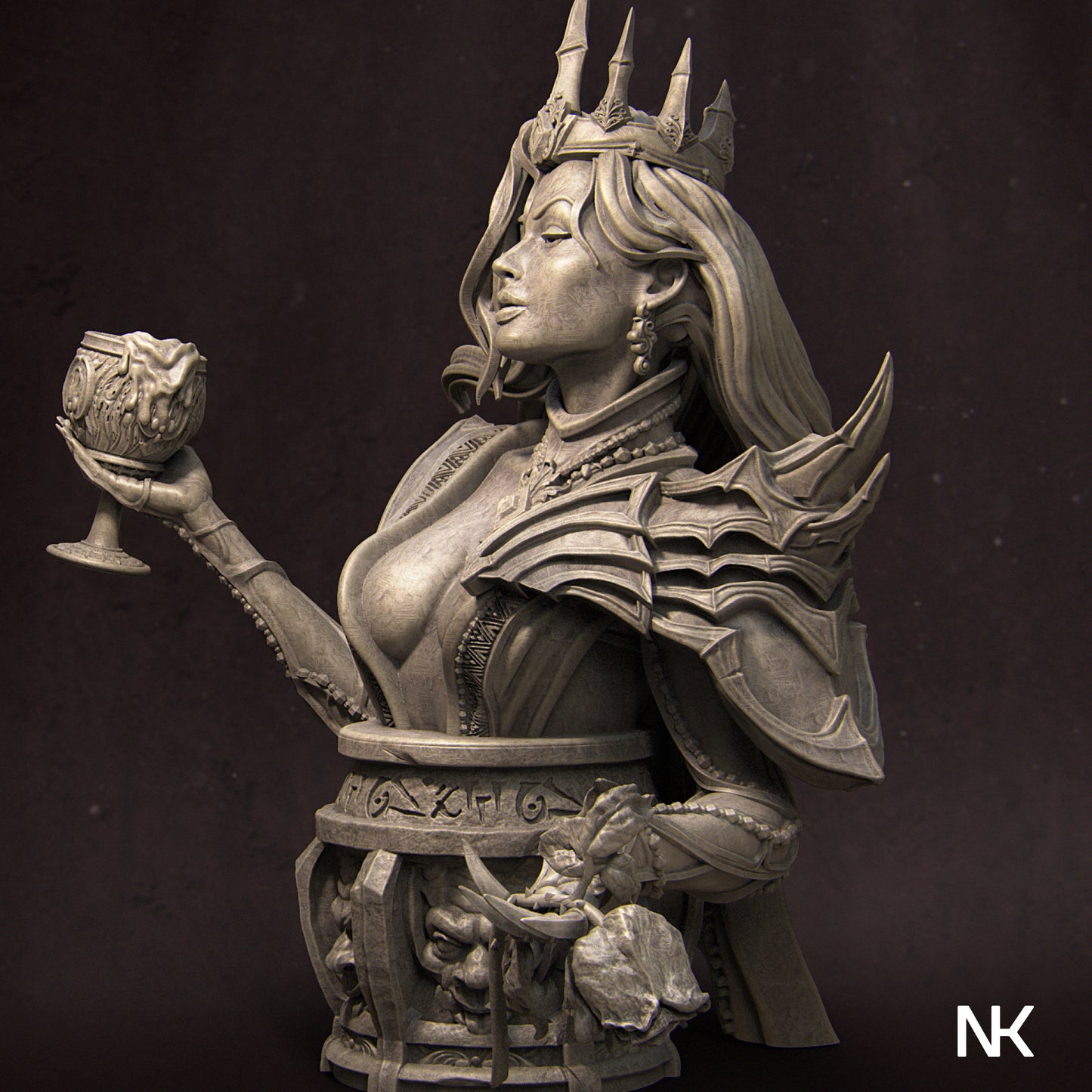 Youth Eternal | 140mm | 3D Printed Bust | Art Piece | Nerikson | Nerdy Creations