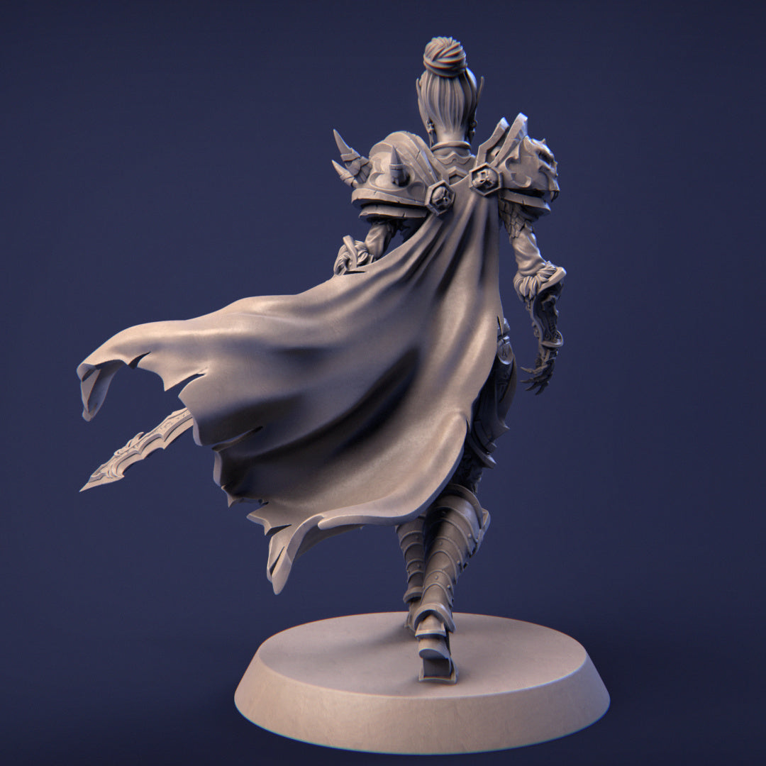 Ashinna, the Elven Revenant | 32mm–225mm | 3D Printed Figure | Art Piece | Nerikson | Nerdy Creations