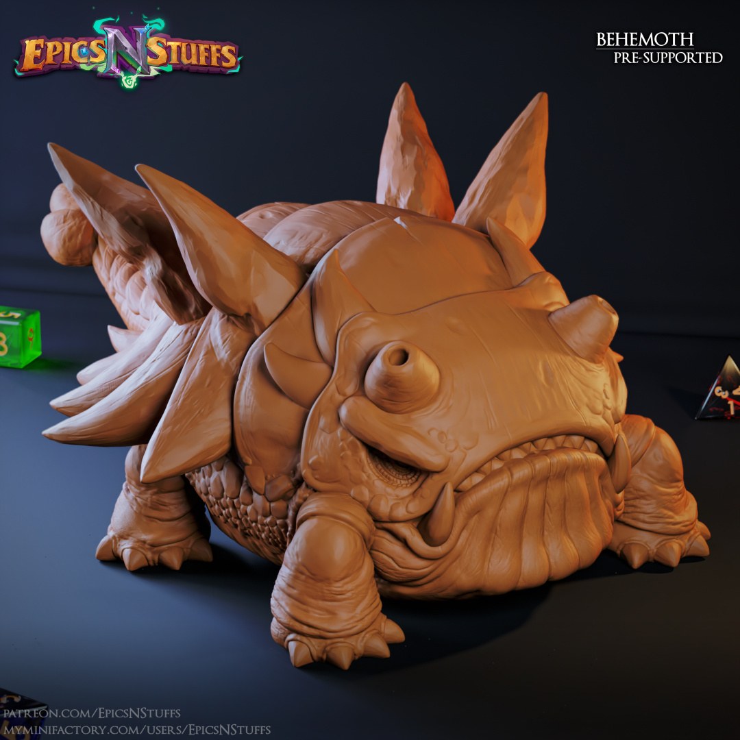 Behemoth resin figure