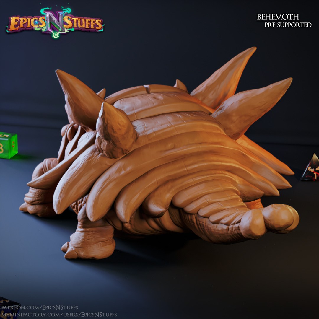 Behemoth resin figure