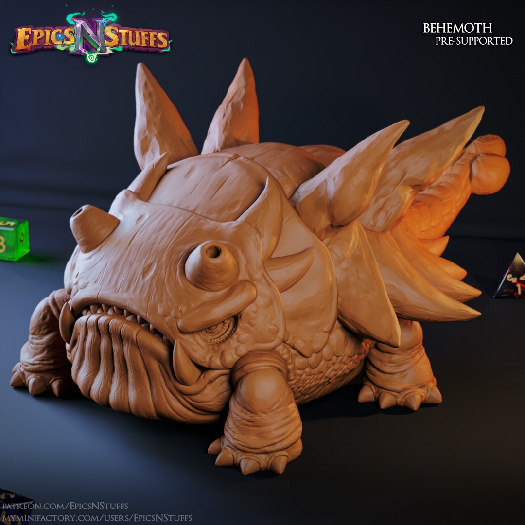Behemoth resin figure
