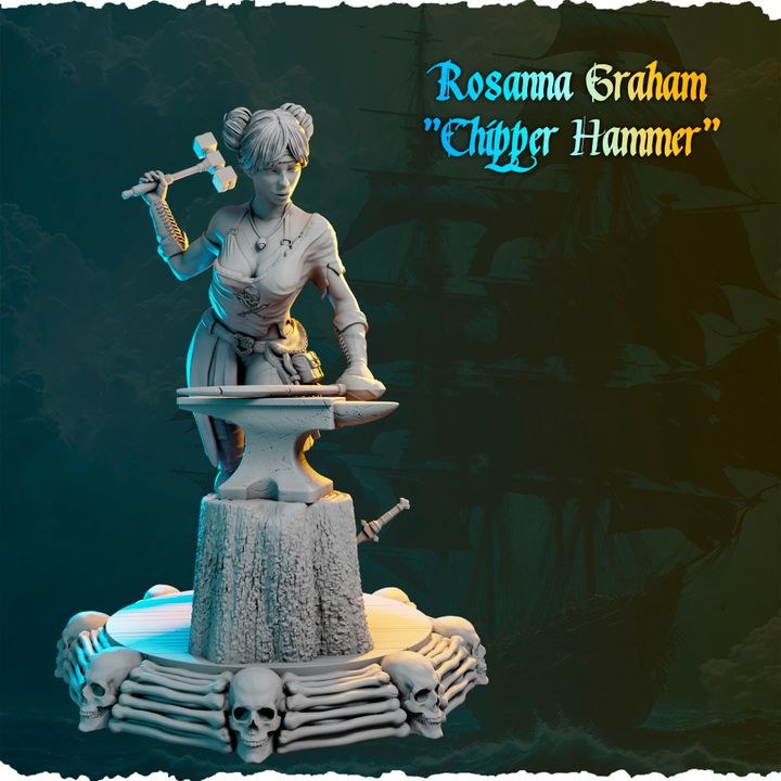 Rosanna Graham resin figure