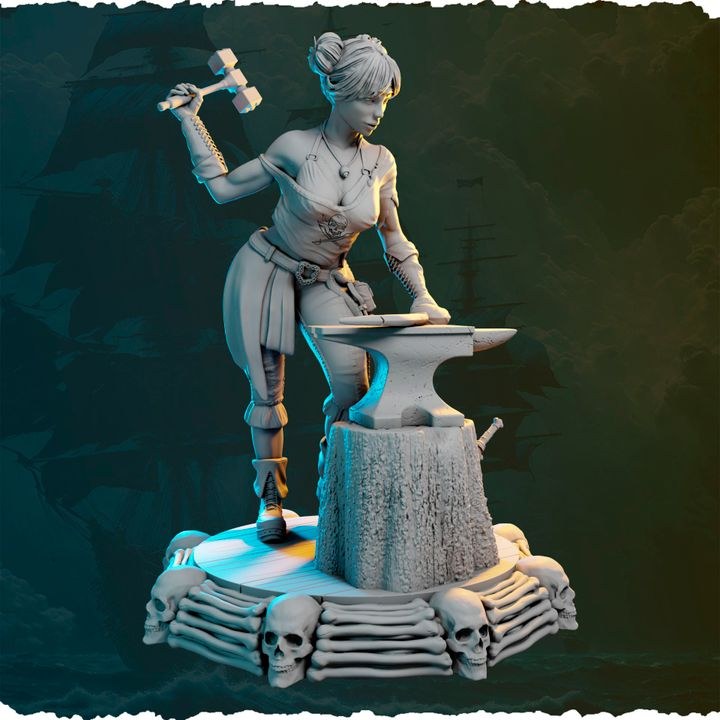 Rosanna Graham resin figure