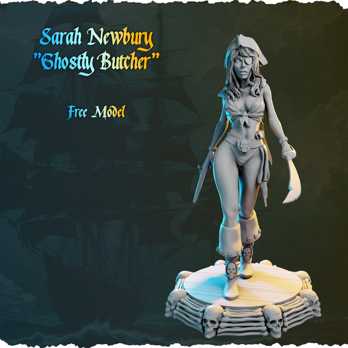 Sarah Newbury resin figure