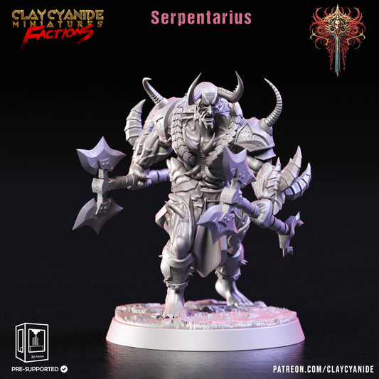 Serpentarius - Clay Cyanide Miniatures resin figure