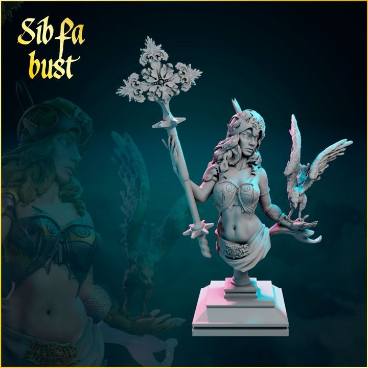 Sibfa resin figure