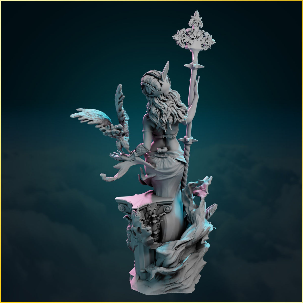 Sibfa resin figure