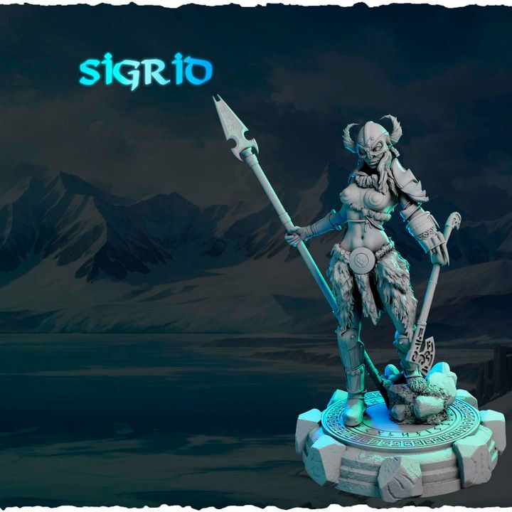 Sigrid resin figure