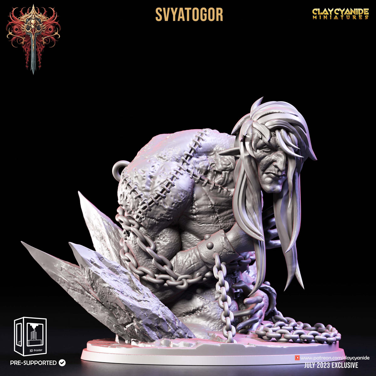 Svyatogor - Clay Cyanide Miniatures resin figure