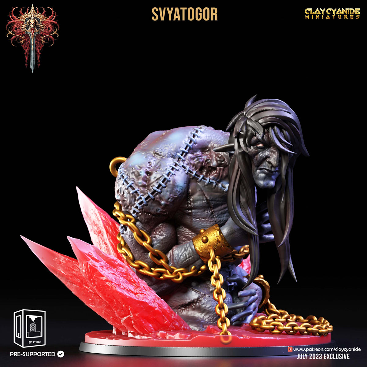 Svyatogor - Clay Cyanide Miniatures resin figure