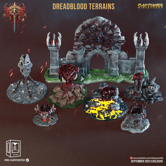 Dreadblood Terrains - Clay Cyanide Miniatures resin figure
