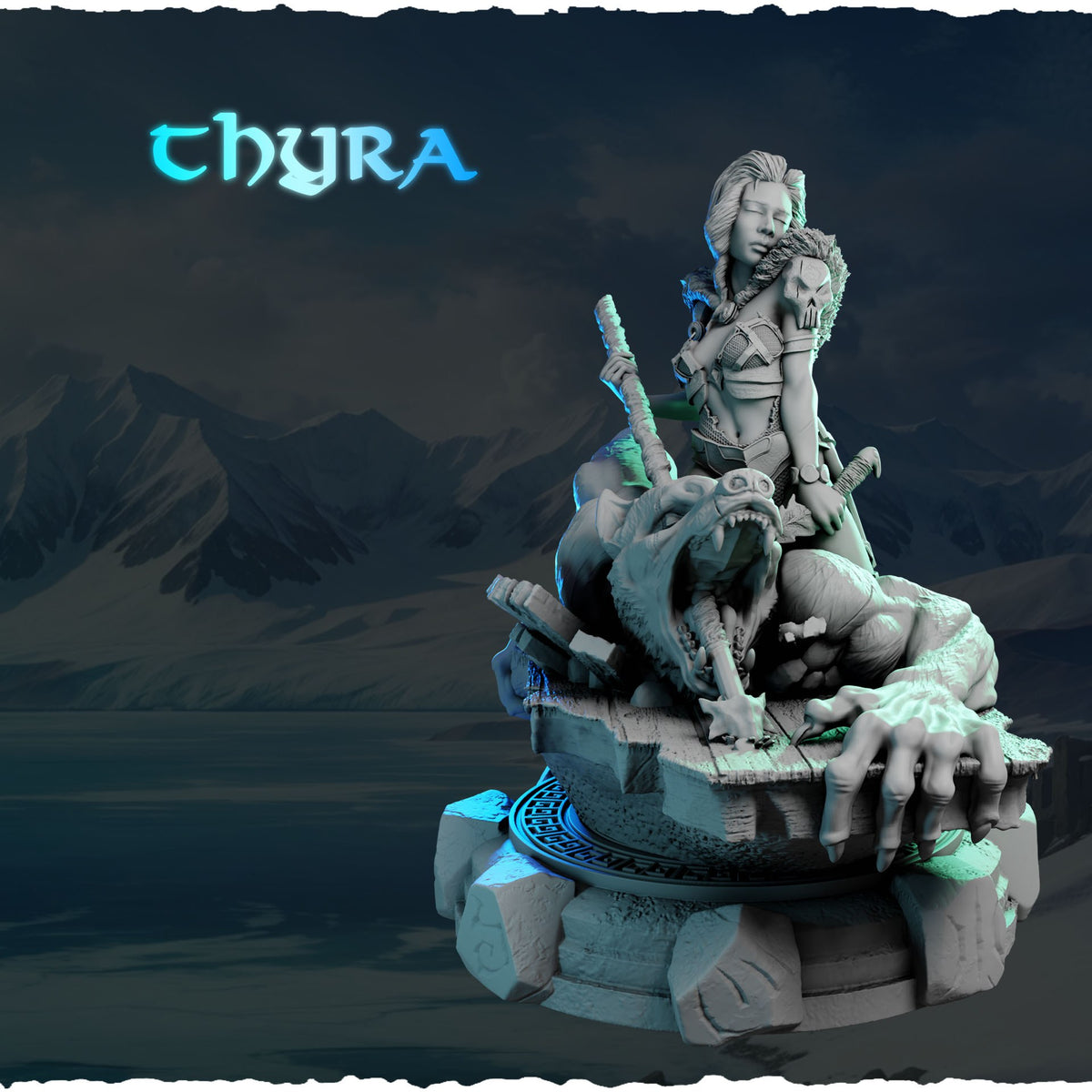 Thyra resin figure