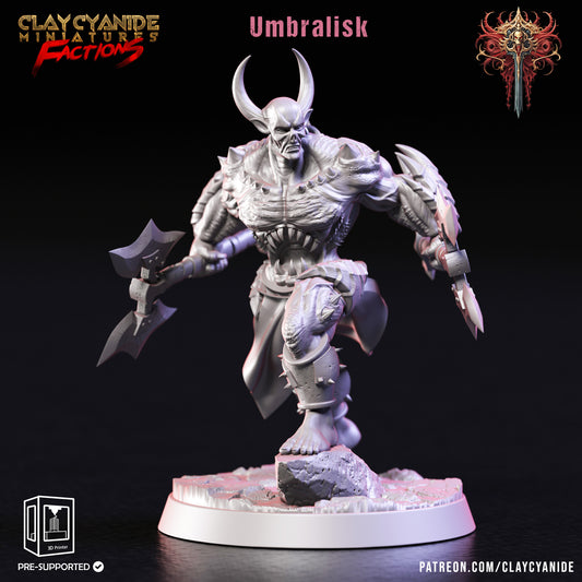 Umbralisk - Clay Cyanide Miniatures resin figure
